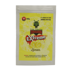 Green Samurai Extreme – Lemon Gummy – 300mg THC | The High Club Canada