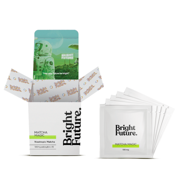 Bright Future – Nootropic Matcha Tea – Matcha Magic – 100mg | The High Club Canada Bright Future – Nootropic Matcha Tea – Matcha Magic – 100mg | The High Club Canada