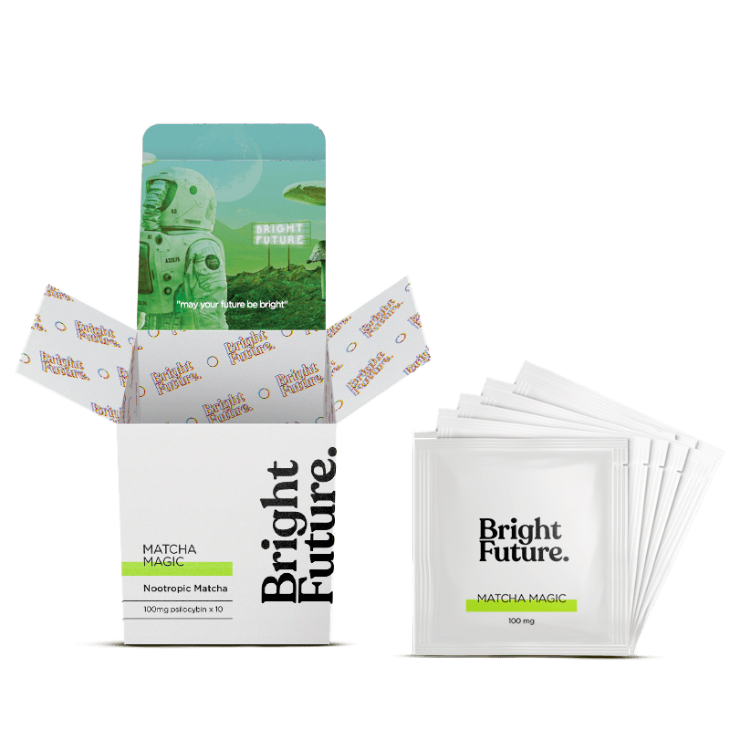 Bright Future – Nootropic Matcha Tea – Matcha Magic – 100mg | The High Club Canada Bright Future – Nootropic Matcha Tea – Matcha Magic – 100mg | The High Club Canada
