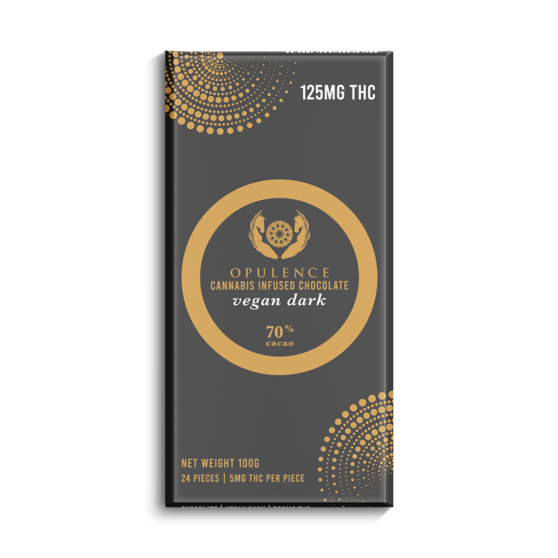Opulence – THC Chocolate Bar – Vegan Dark | The High Club Canada Opulence – THC Chocolate Bar – Vegan Dark | The High Club Canada