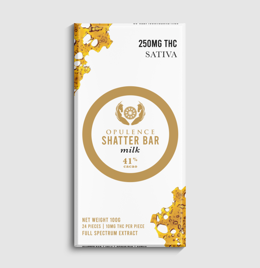 Opulence – Shatter Bar – Milk Chocolate Sativa | The High Club Canada Opulence – Shatter Bar – Milk Chocolate Sativa | The High Club Canada